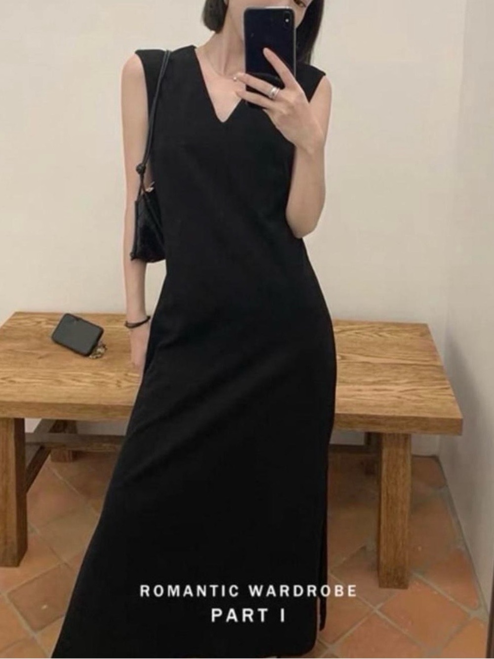 Boutique Black Sleeveless Long Dress